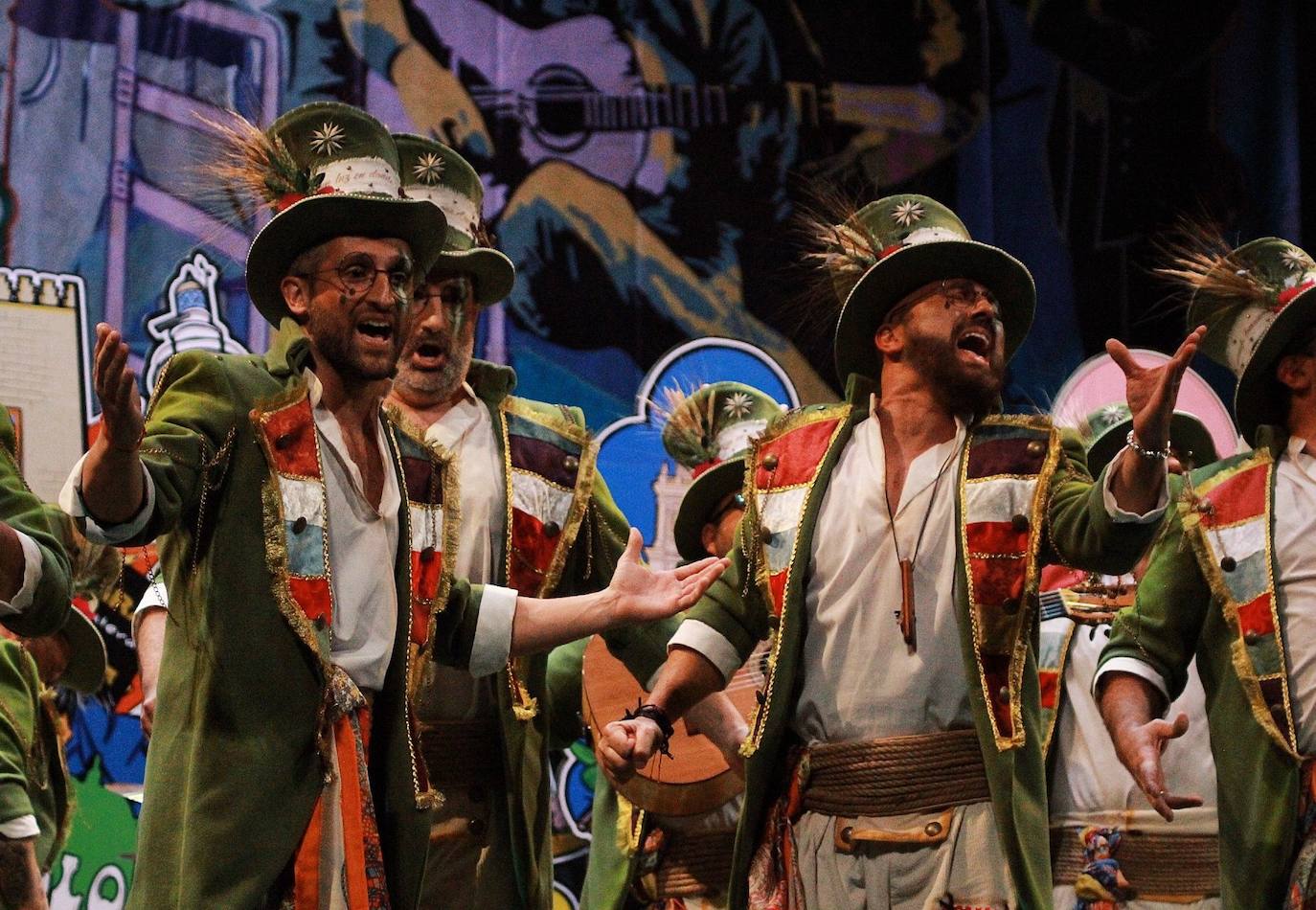 Grupos de la segunda semifinal del COAC Málaga en el Teatro Cervantes