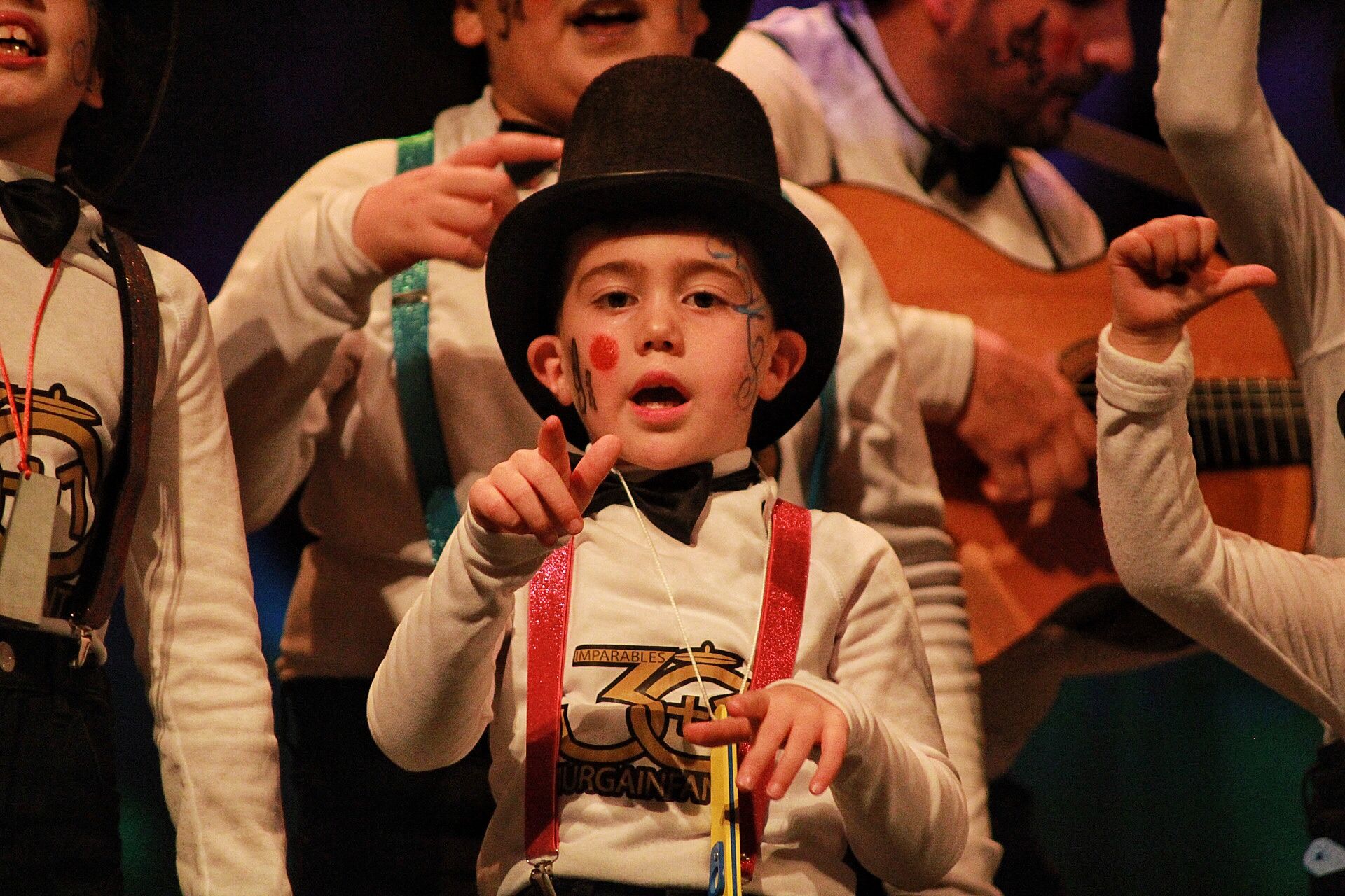 Grupos de la primera semifinal del COAC Málaga en el Teatro Cervantes