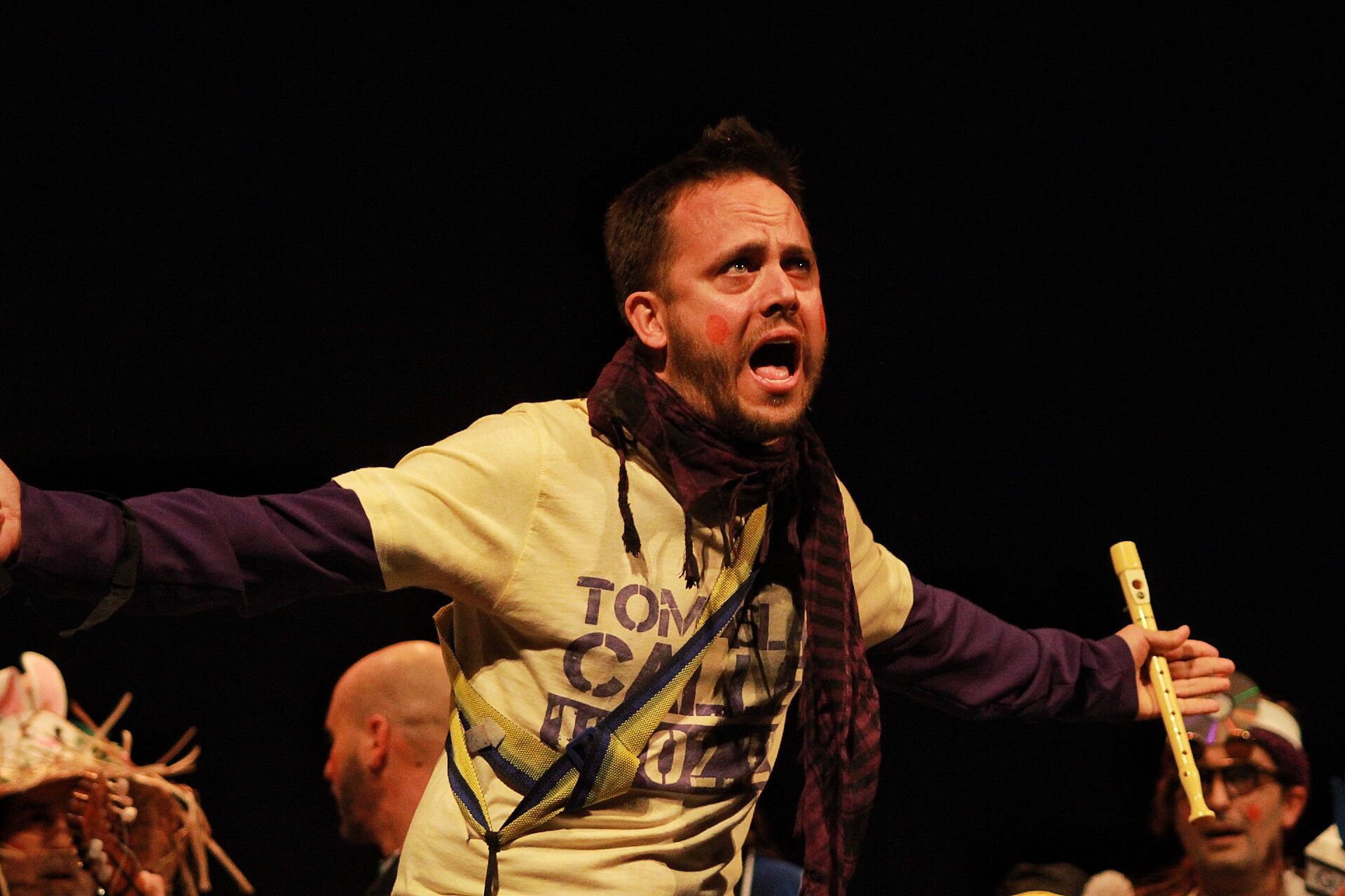 Grupos de la primera semifinal del COAC Málaga en el Teatro Cervantes