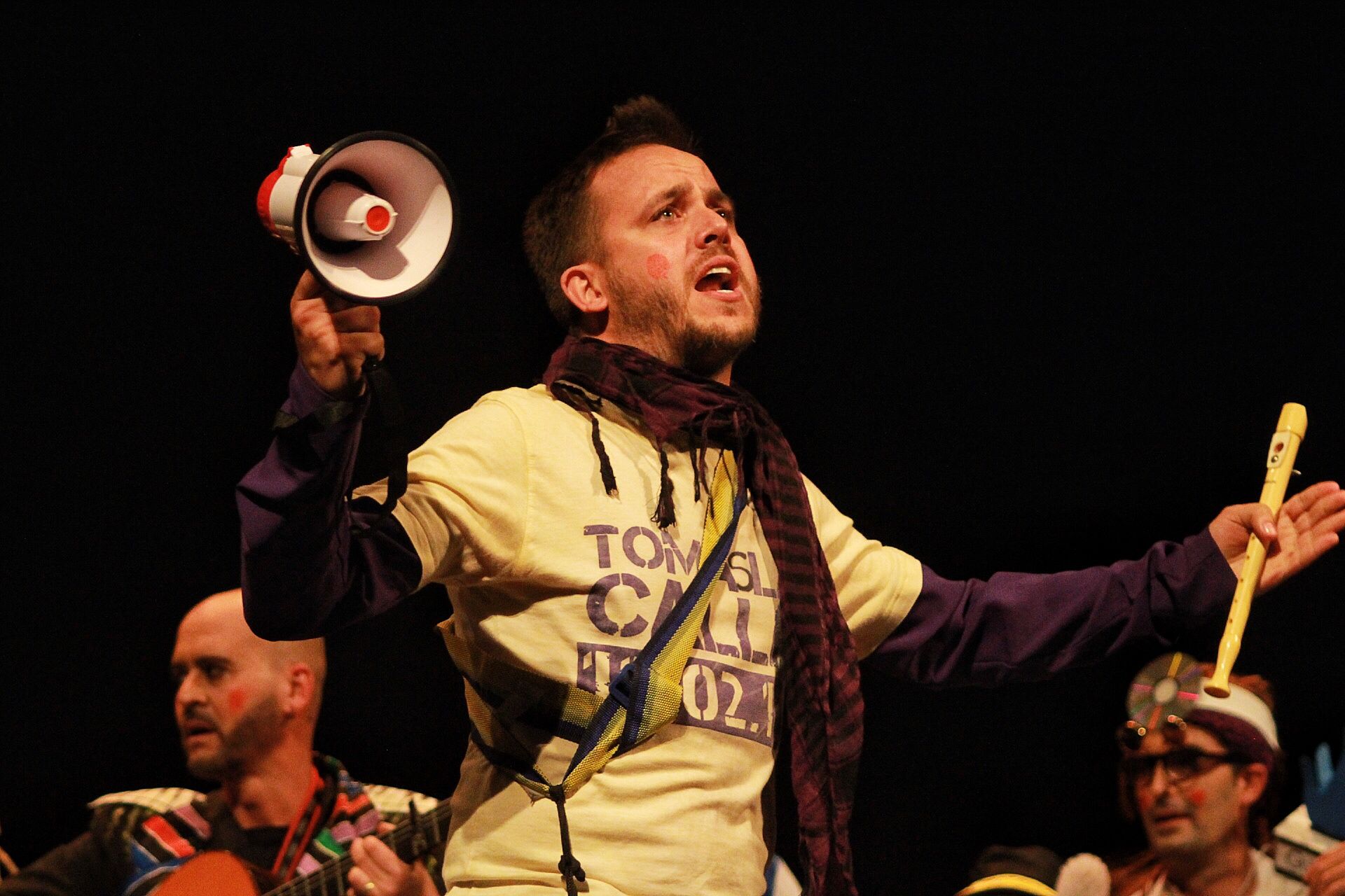 Grupos de la primera semifinal del COAC Málaga en el Teatro Cervantes