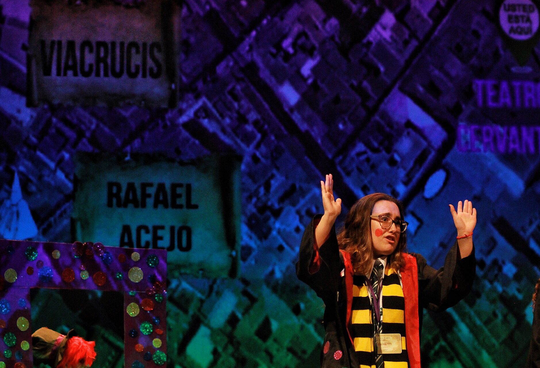 Grupos de la primera semifinal del COAC Málaga en el Teatro Cervantes