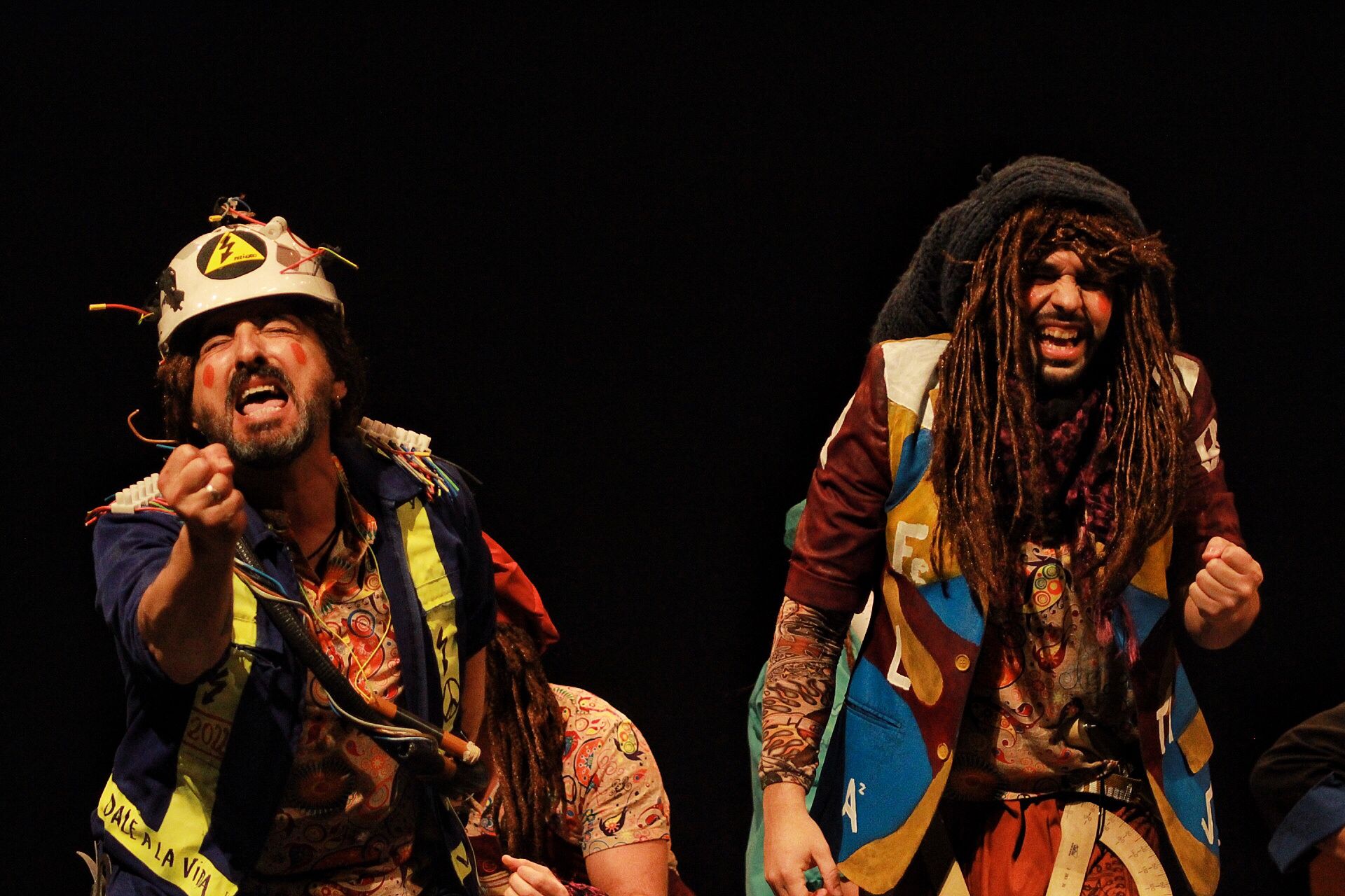 Grupos de la primera semifinal del COAC Málaga en el Teatro Cervantes