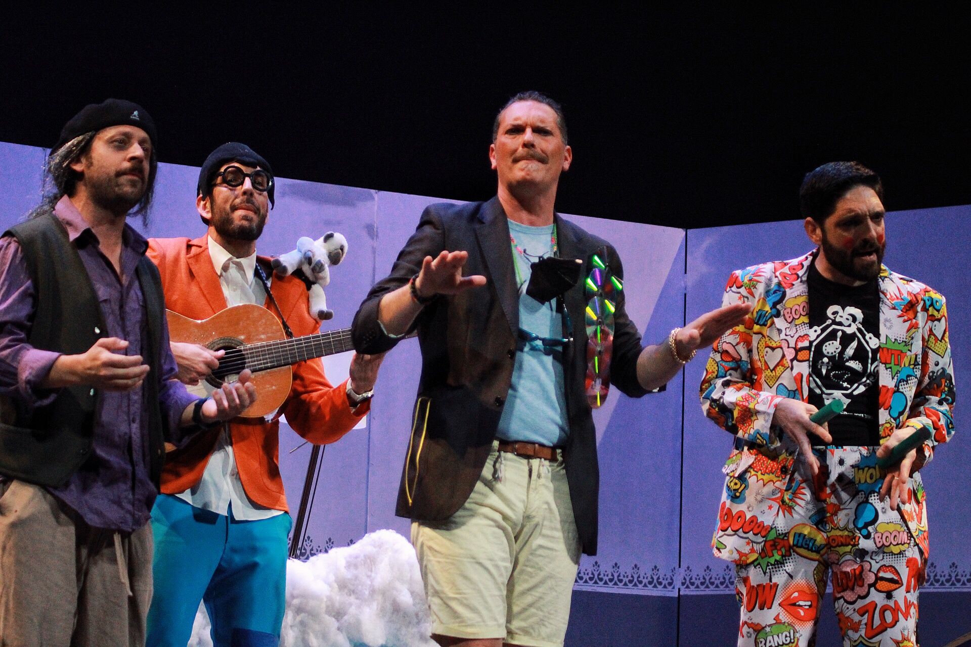 Grupos de la primera semifinal del COAC Málaga en el Teatro Cervantes