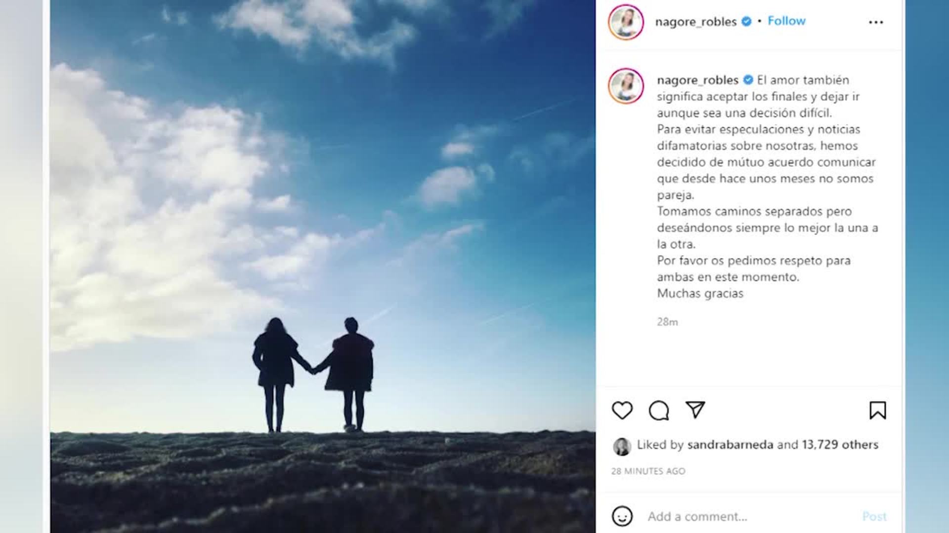 Nagore Robles lanza un mensaje sobre cómo se encuentra tras la ruptura