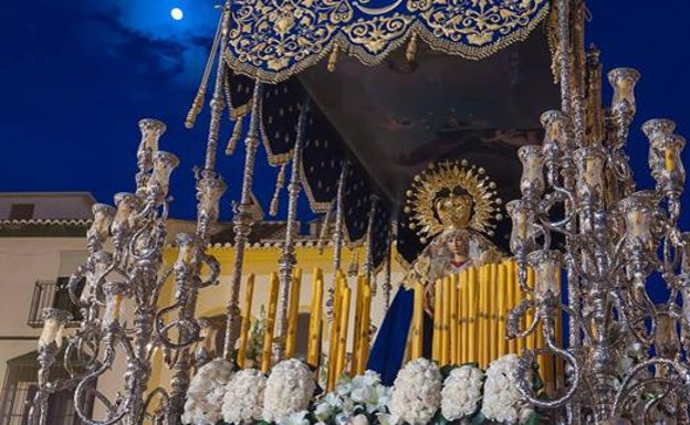 La Virgen de la Cofradía del Huerto y los Desamparados de Vélez. 