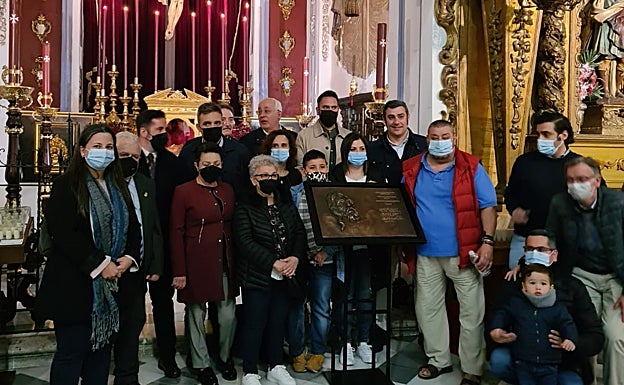 Devotos donantes de la obra de Juan Vega. 