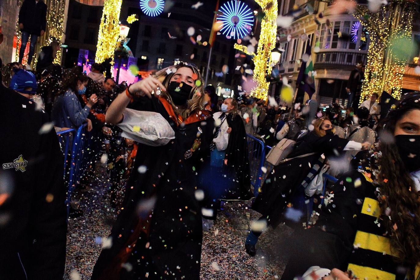 Batalla de flores del Carnaval de Málaga 2022. 