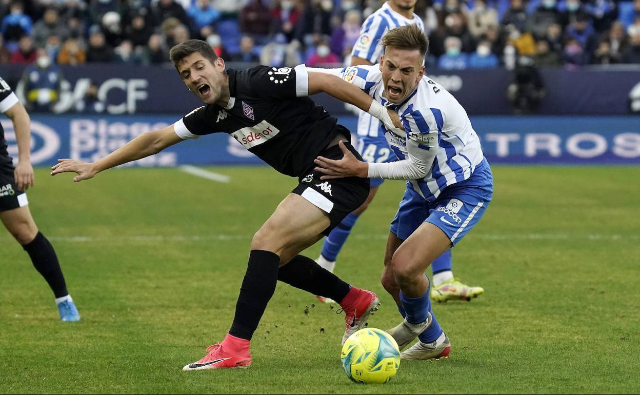 Imagen del Málaga-Amorebieta correspondiente a la primera vuelta de la Liga en La Rosaleda.