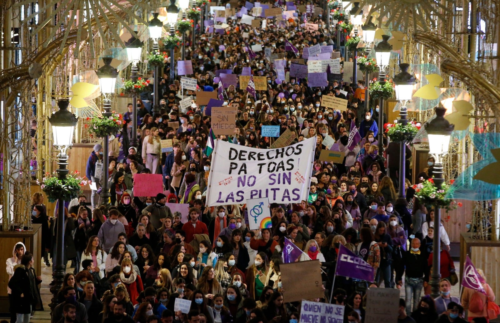 En el caso de Málaga, el lema de la concentración es 'El feminismo es abolicionista'