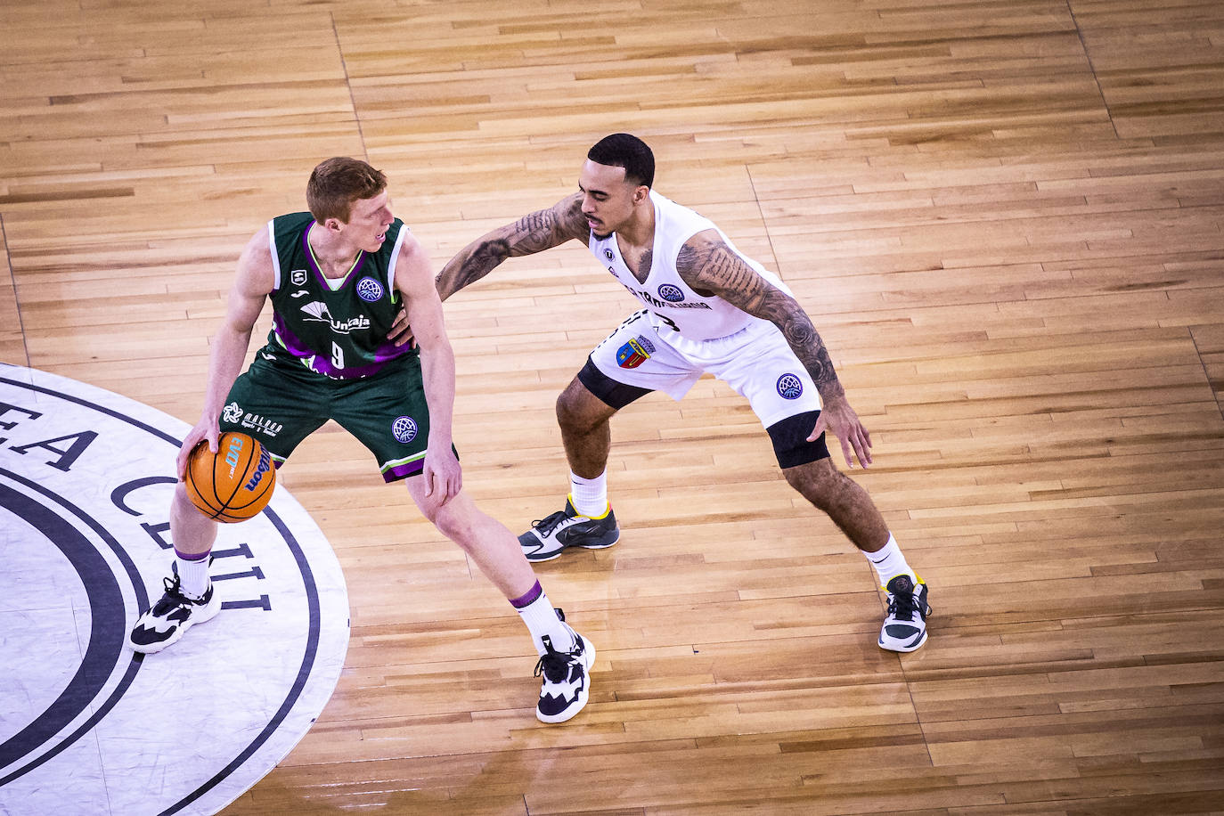 Fotos: Las mejores imágenes de la victoria del Unicaja en la cancha del Cluj (70-86)