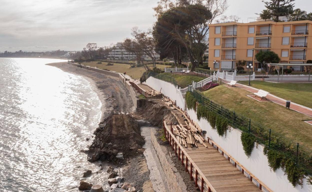 Más de una docena de empresas optan a las obras de un nuevo tramo del corredor litoral en Dominion Beach en Estepona