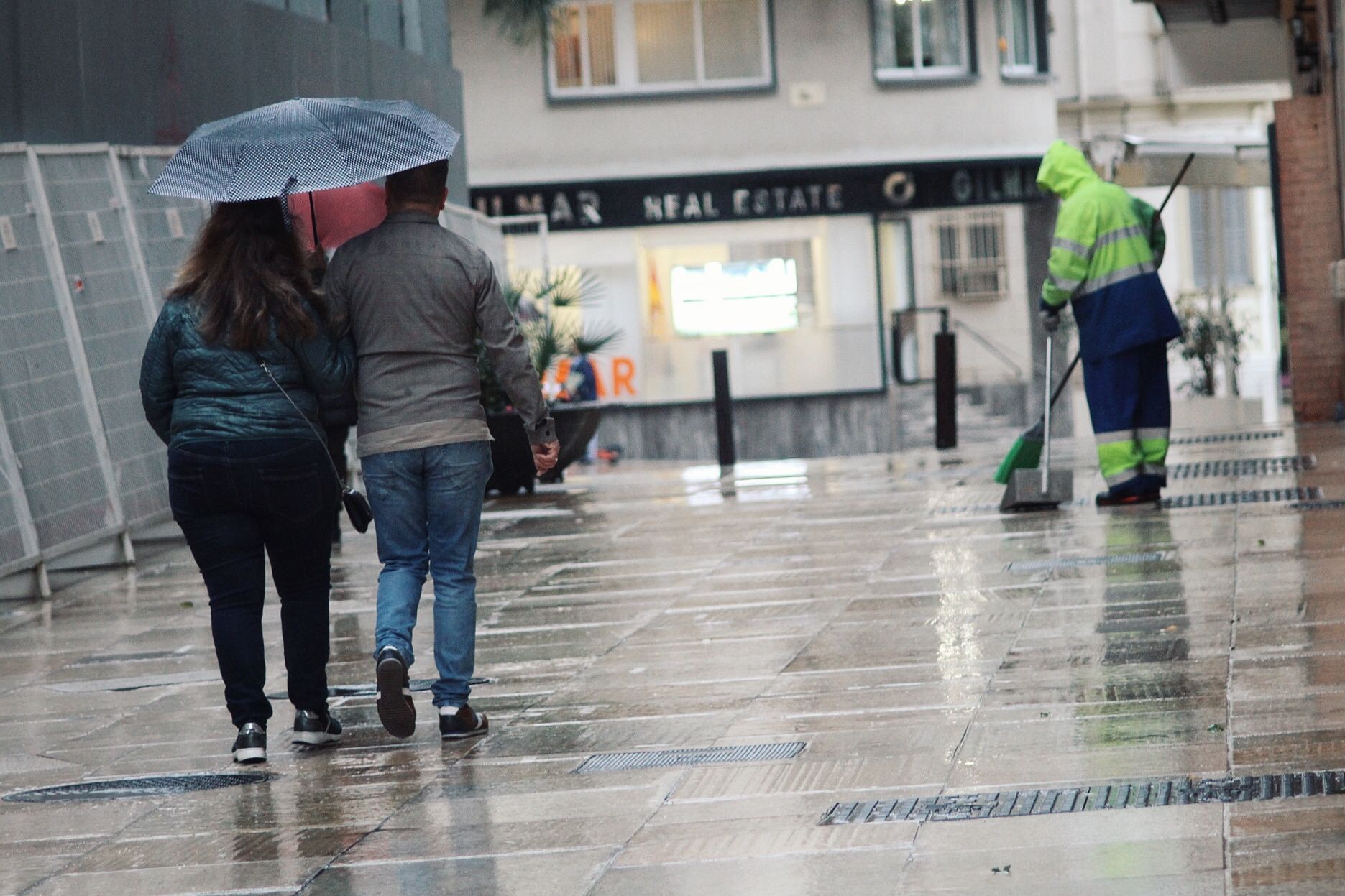 El paso de la borrasca Celia deja nieve y lluvia en distintos puntos de la provincia malagueña