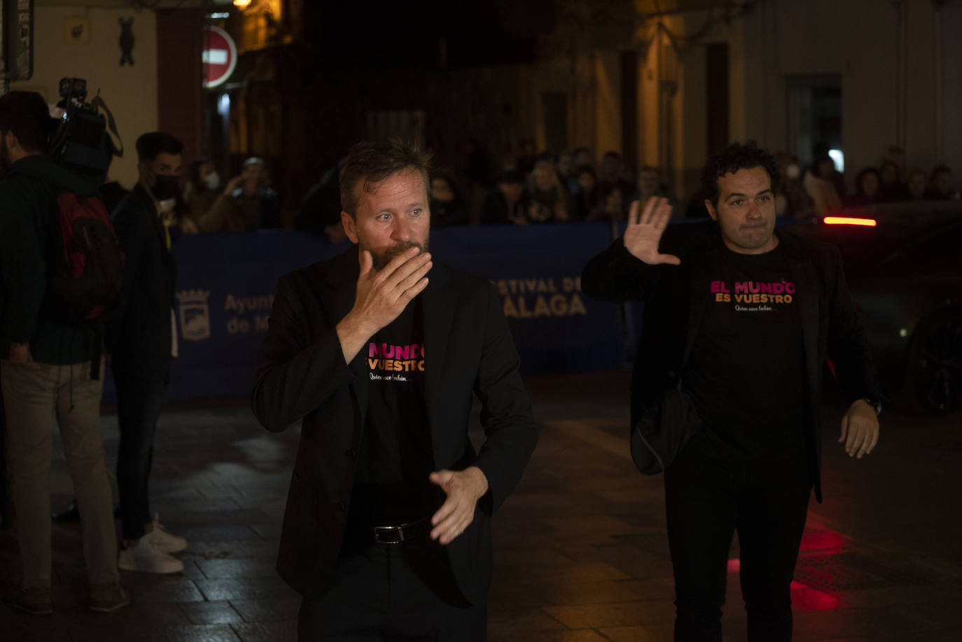 La alfombra roja del domingo volvió a estar animada, aunque deslucida por la lluvia 