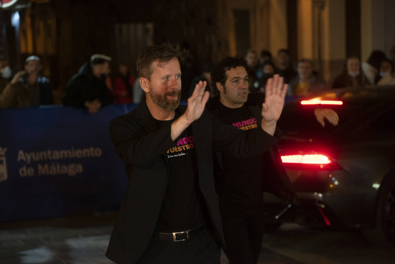 La alfombra roja del domingo volvió a estar animada, aunque deslucida por la lluvia 