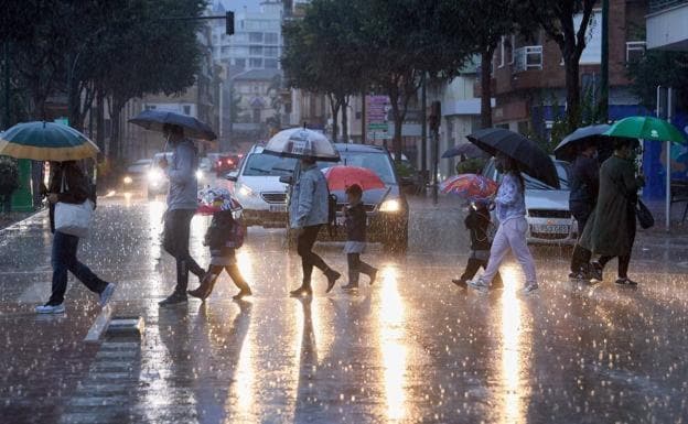 Málaga volverá a estar en aviso naranja por fuertes lluvias desde esta noche