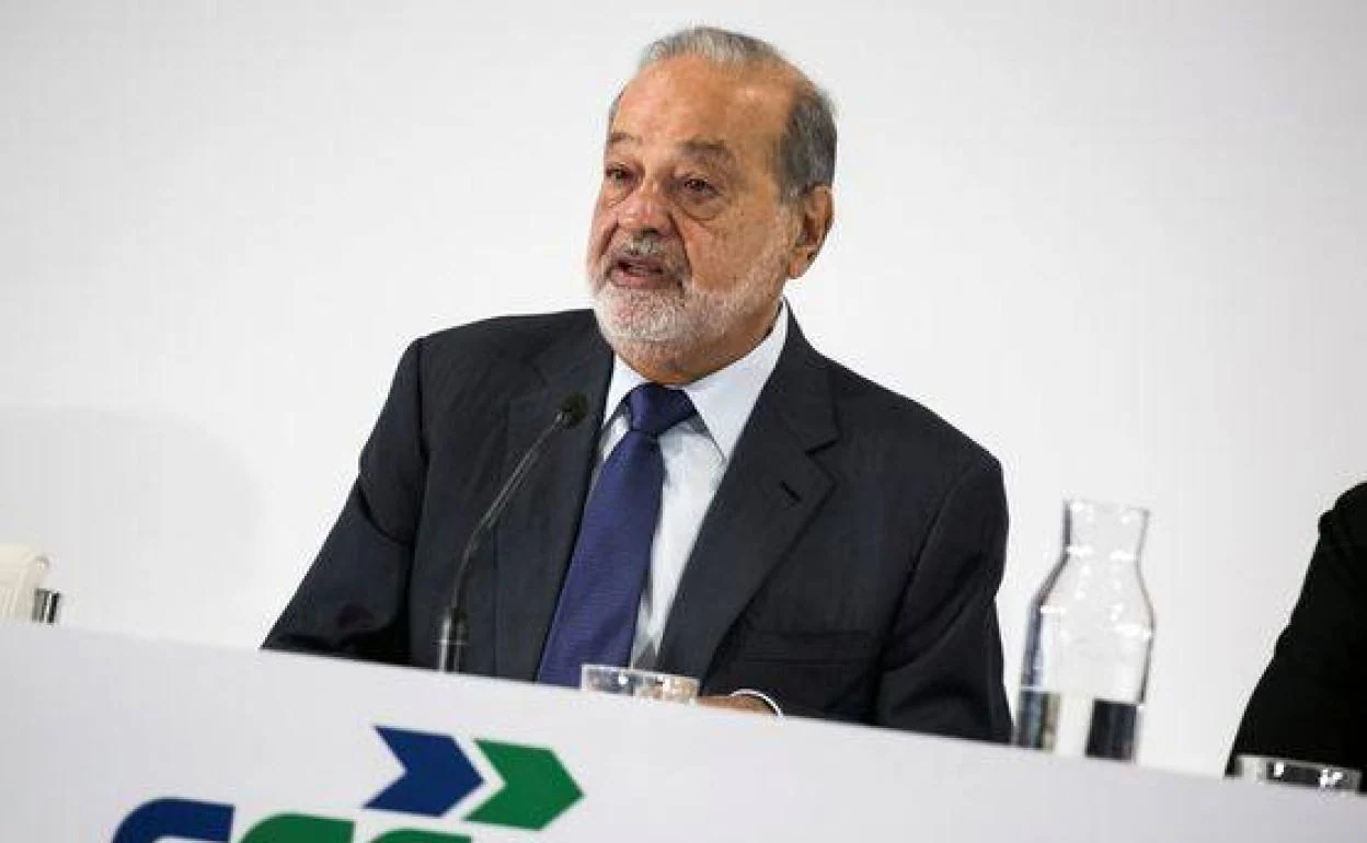El empresario mexicano, Carlos Slim. 