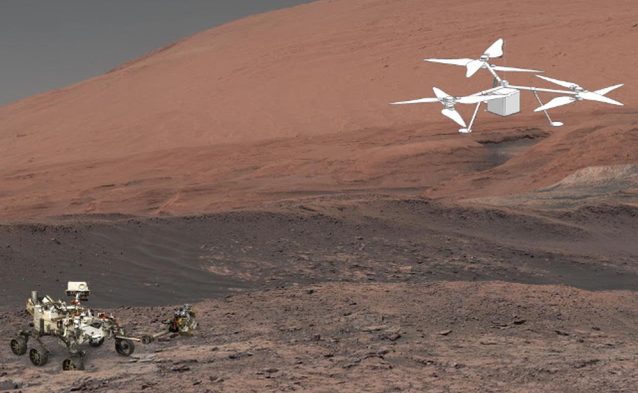 Dos empresas españolas diseñarán el dron europeo que explorará Marte
