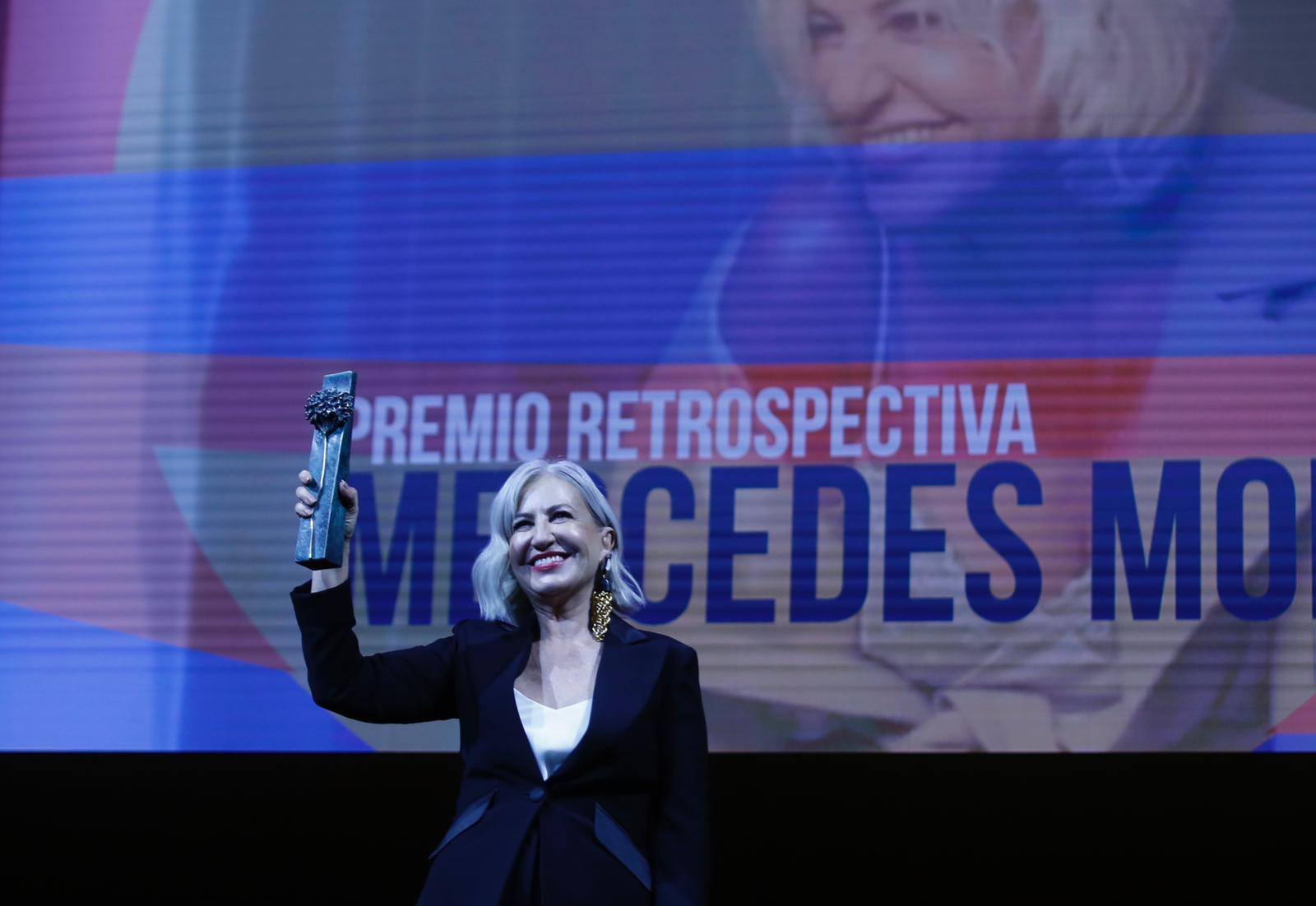 La actriz argentina, Mercedes Morán, recibe el Premio Restrospectiva del Festival por su trayectoria