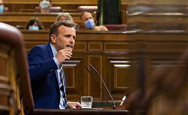 Ignacio López, en el Congreso.