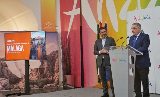 Gándara y Muñoz, en la presentación de la temporada de verano. 