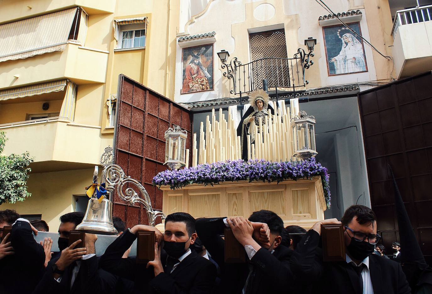 Lágrimas del Carmen y Nuestra Señora del Sol desfilaron por sus barrios