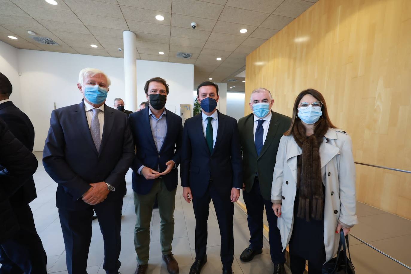 José Luis Ramos, Juande Villena, Javier Aureliano García, Manuel Marmolejo y Susana Carillo