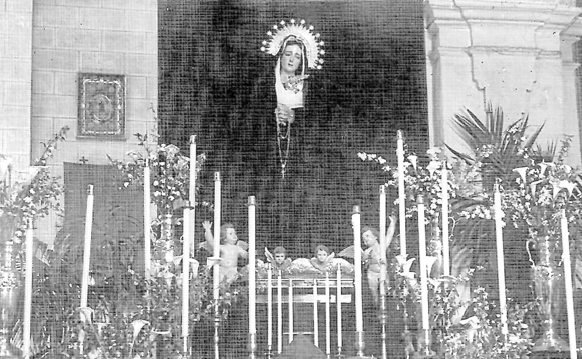 Los siete días de culto a la Virgen de los Dolores de San Juan al final de cada cuaresma se han venido celebrando de forma ininterrumpida.