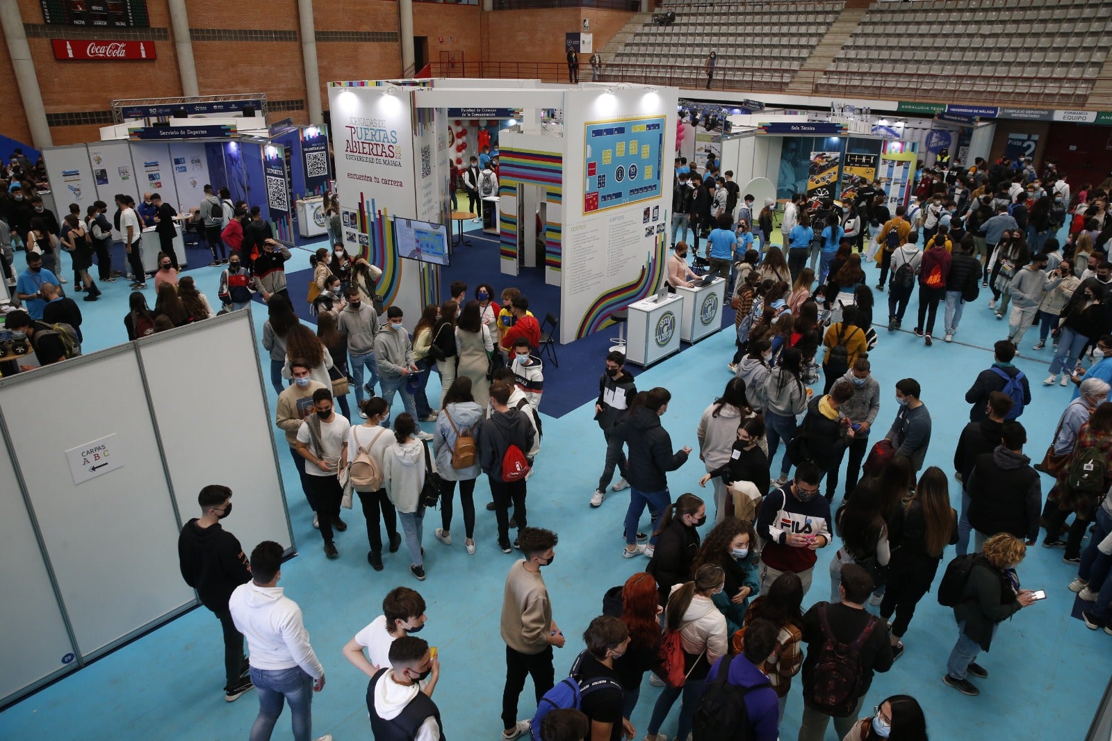 Las jornadas de puertas abiertas recuperan el formato presencial después de dos años sin poder recibir a los estudiantes preuniversitarios