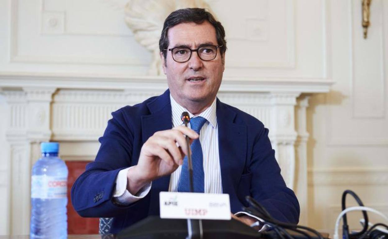 Antonio Garamendi, presidente de la CEOE. 