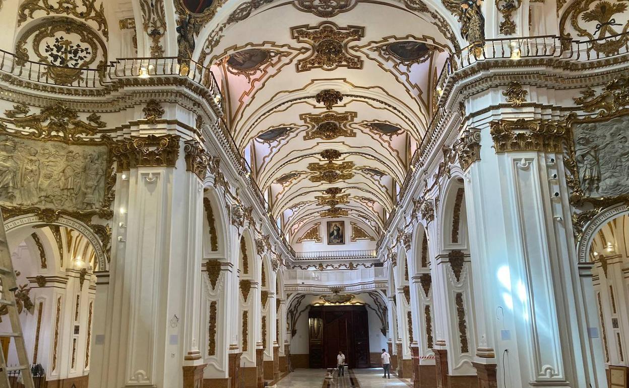 Aspecto del templo tras las obras de rehabilitación. 