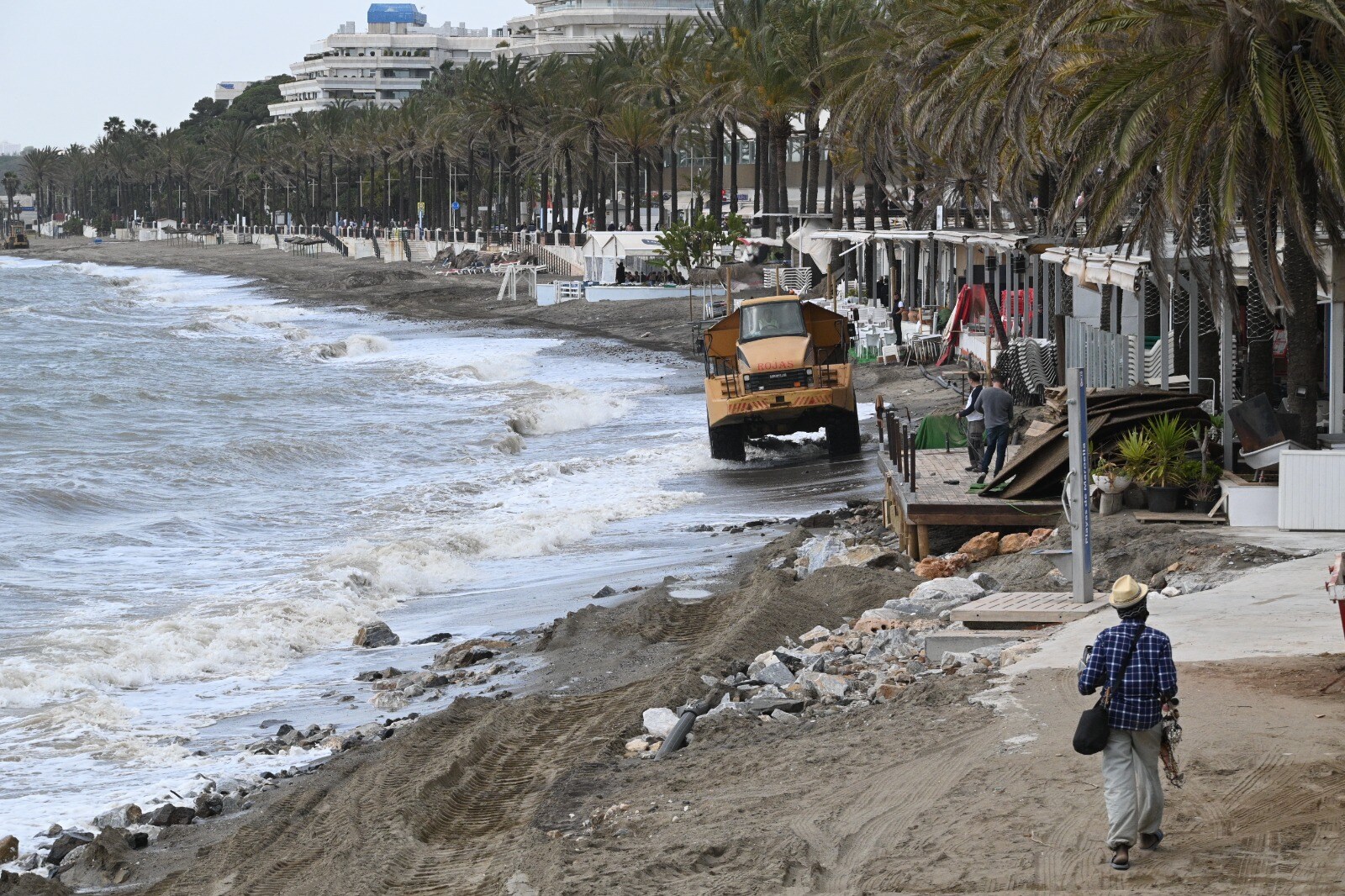 El estado de las playas de Marbella