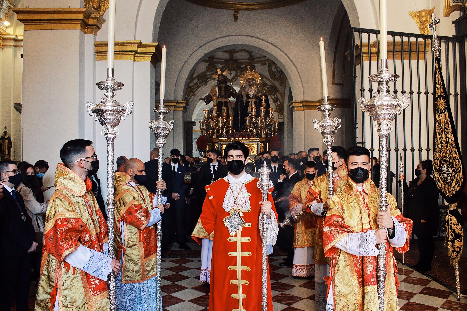 Traslado de la Cofradía de la Sagrada Cena este sábado 2 de abril. 