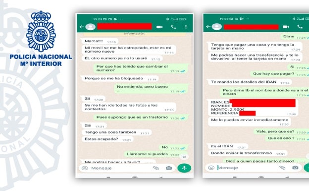 La Policía alerta de una estafa por WhatsApp dirigida a madres para robarles dinero