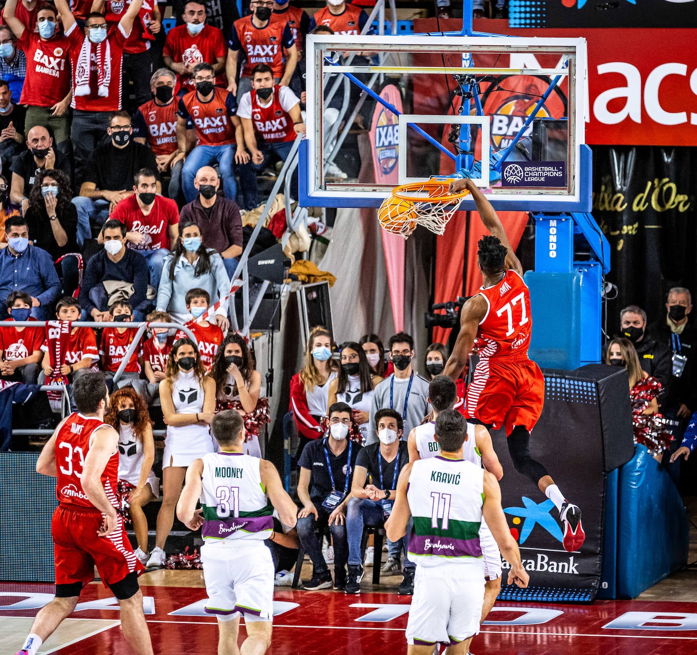 Fotos: El Manresa-Unicaja, en imágenes