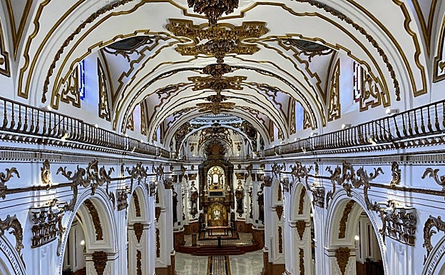 Aspecto del templo de los Santos Mártires tras la restauración. 