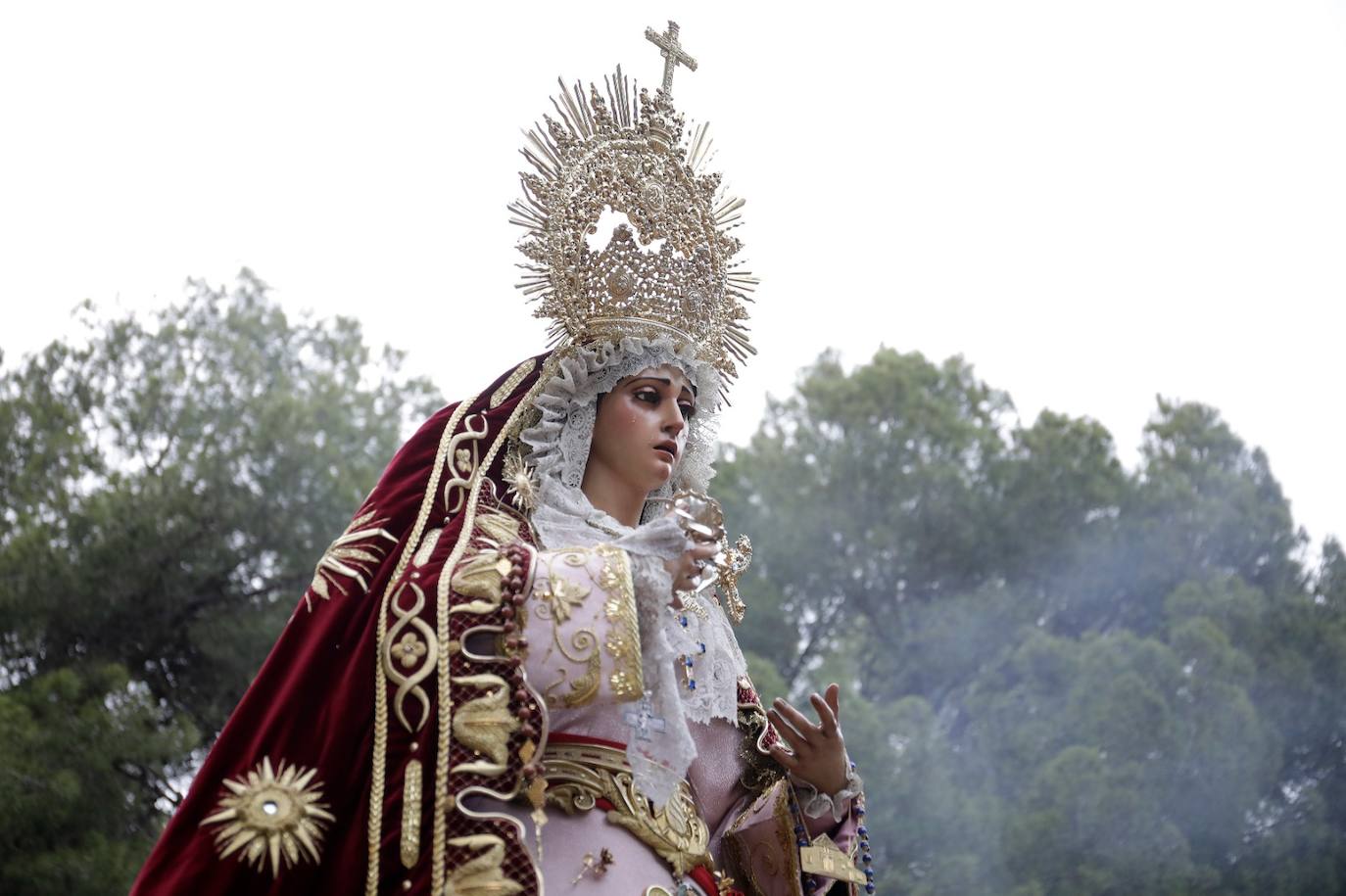 Traslado de la Virgen del Monte Calvario el Viernes de Dolores