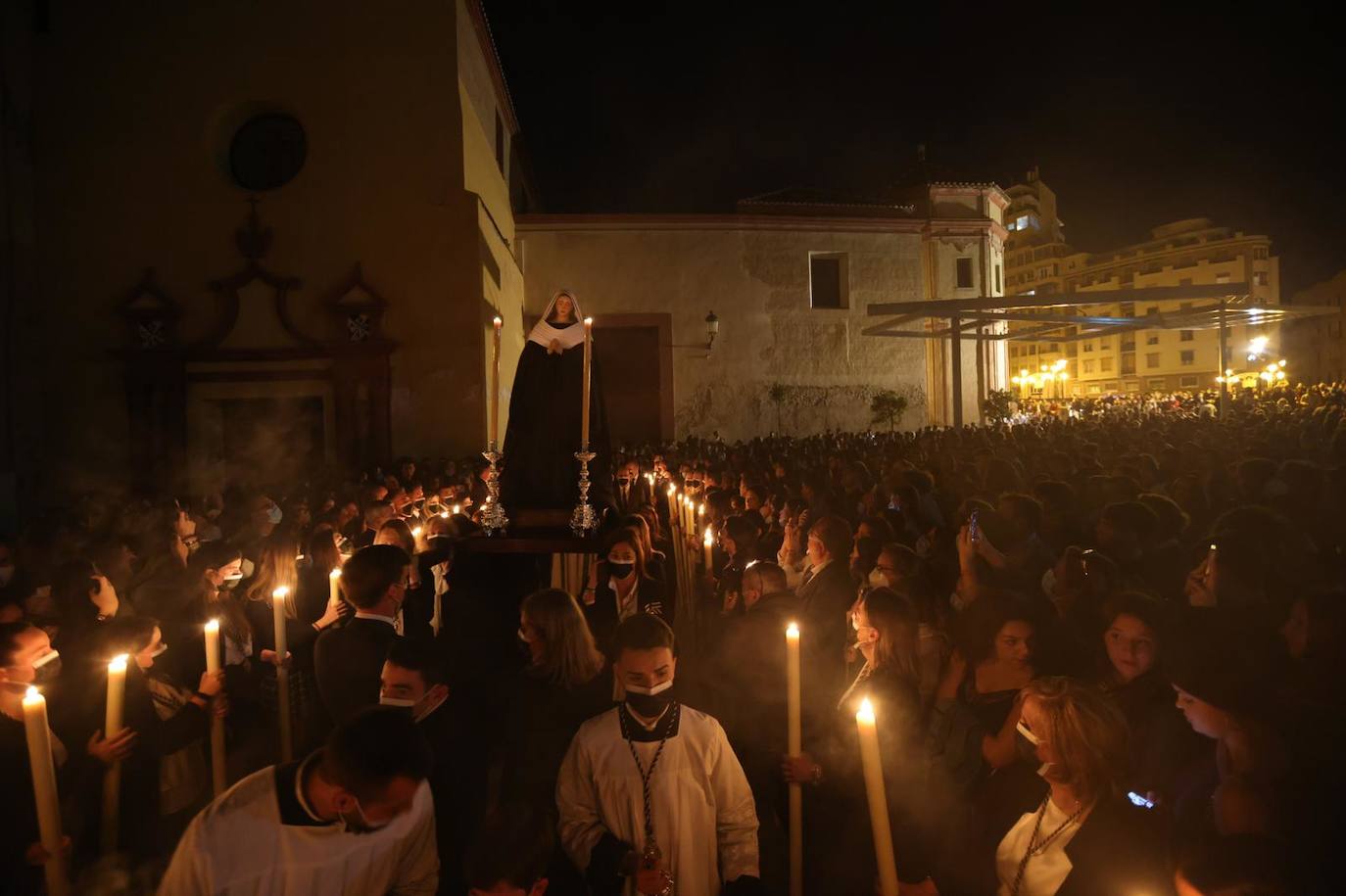 Traslado de Nuestra Señora de la Soledad (Mena) este Viernes de Dolores