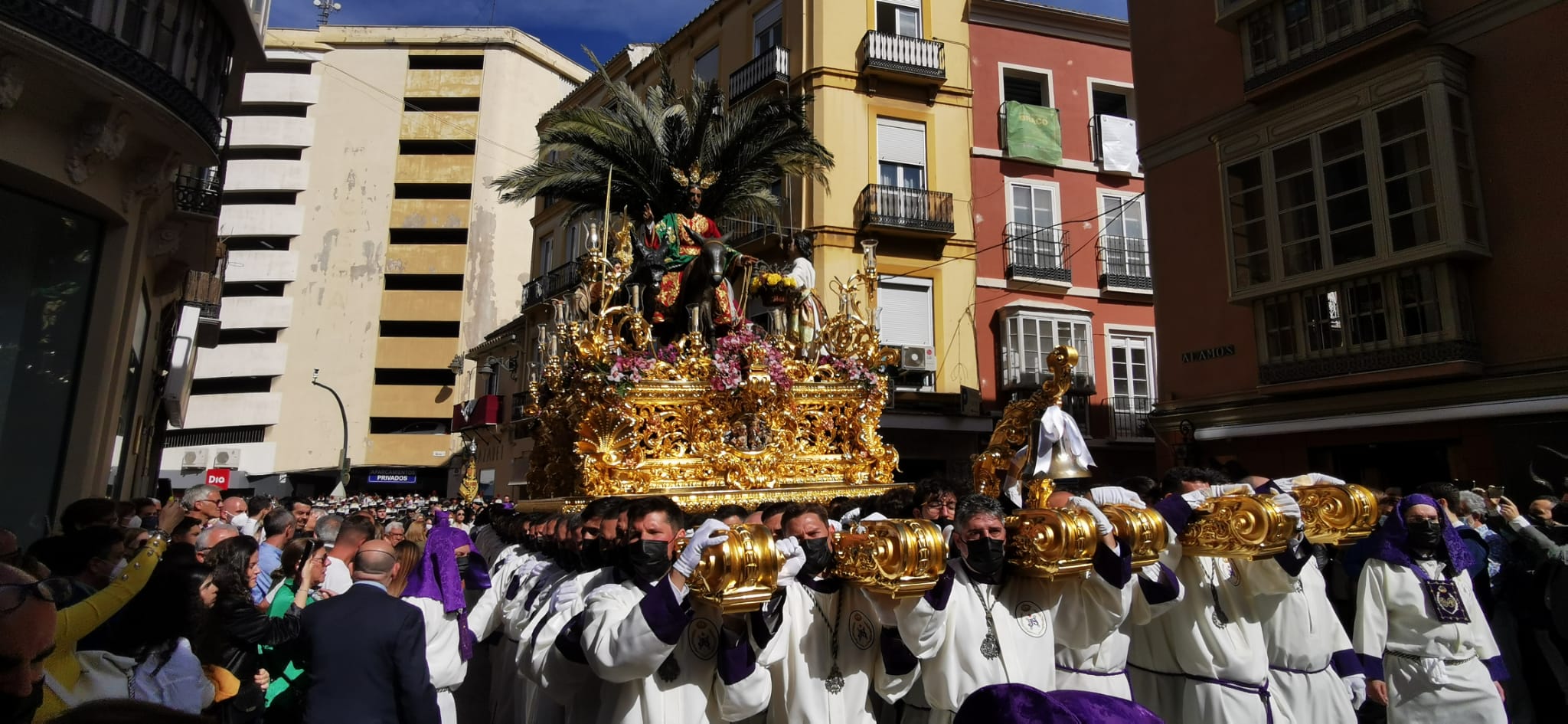 La Pollinica. Domingo de Ramos en Málaga. 