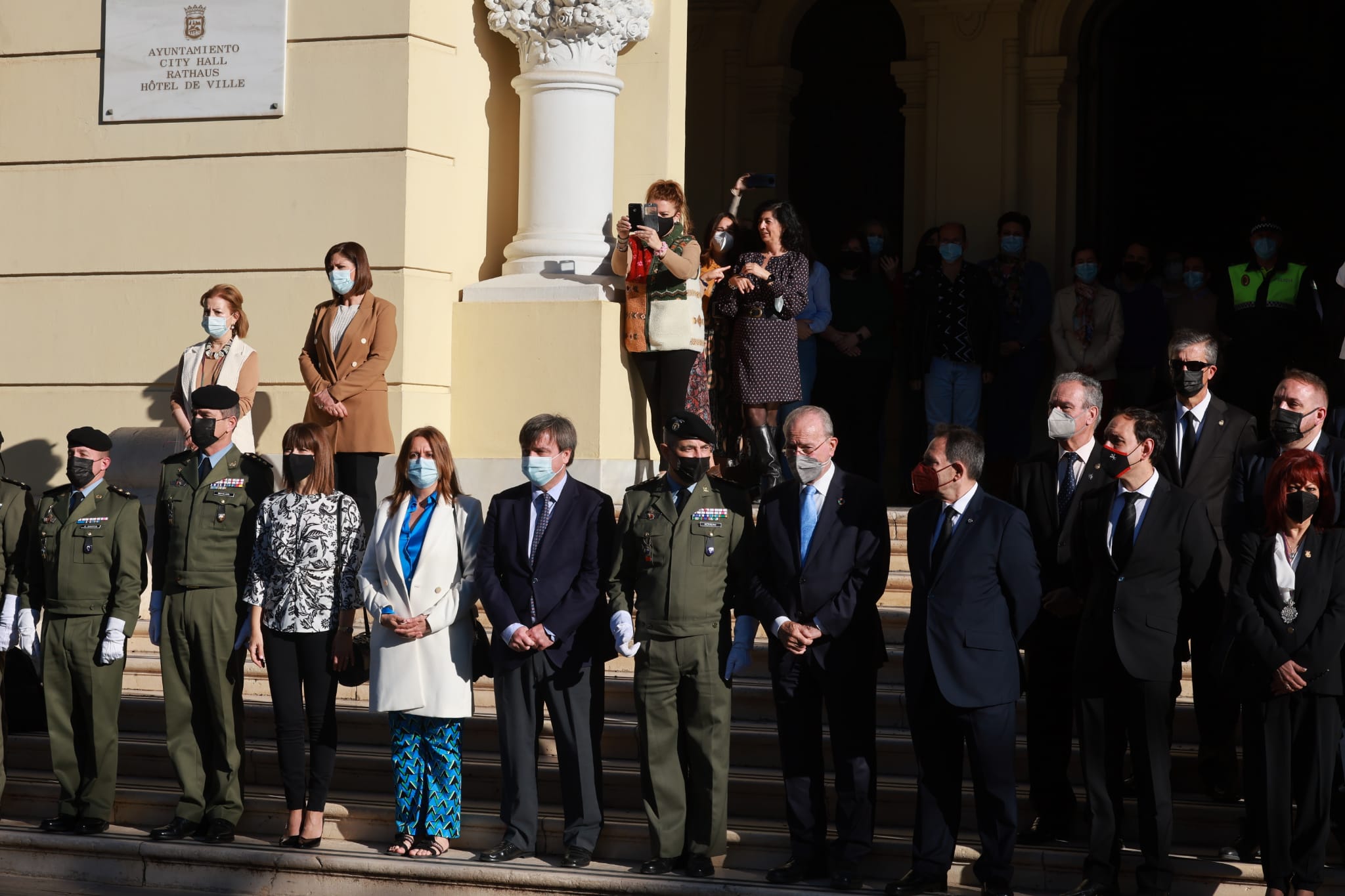 Desfile de la Brigada Paracaidista antes del desfile con Fusionadas este miércoles Santo