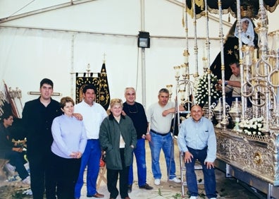 Imagen secundaria 1 - La Hermandad de la Virgen de los Dolores de Coín, una tradición de mujeres