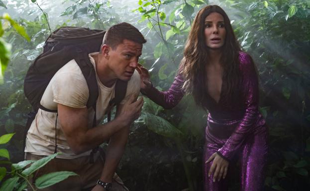 Channing Tatum y Sandra Bullock en 'La ciudad perdida'.