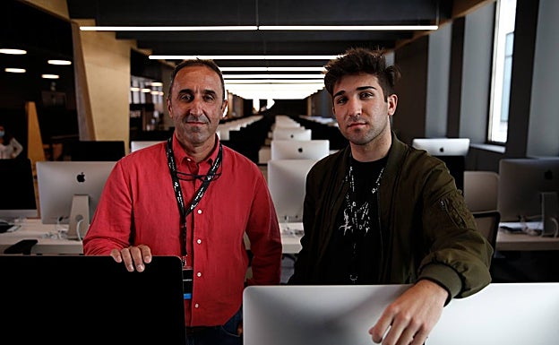 Tomás y Jaime Nevado, alumnos de 42 Málaga. 