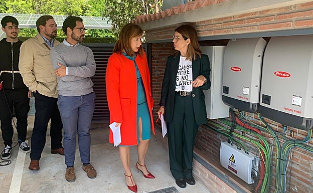 Gemma del Corral y Susana Carillo han visitado este lunes las instalaciones. 