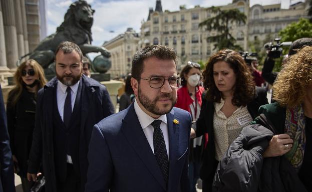 El presidente de la Generalitat, Pere Aragonès.