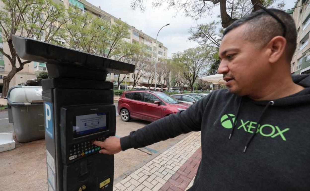 Los parquímetros ya solicitan la matrícula. 