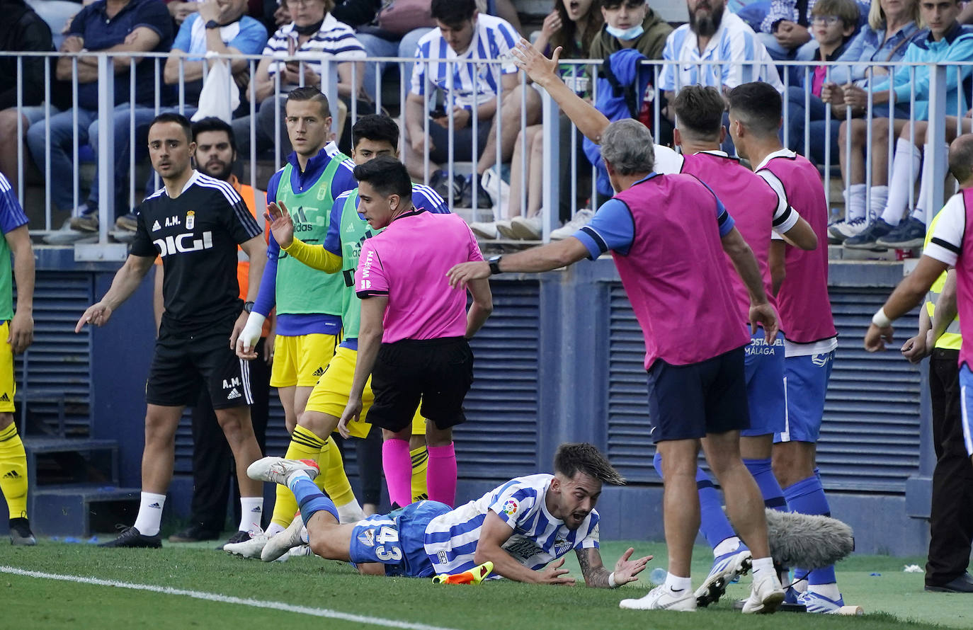 Hubo ambiente de excepción, con 21.834 espectadores en La Rosaleda 