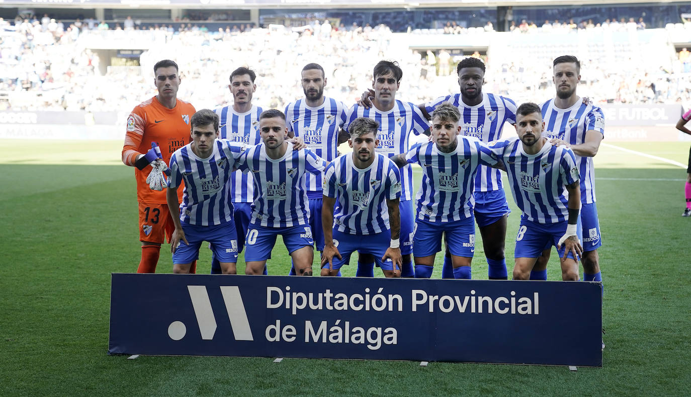 Hubo ambiente de excepción, con 21.834 espectadores en La Rosaleda 