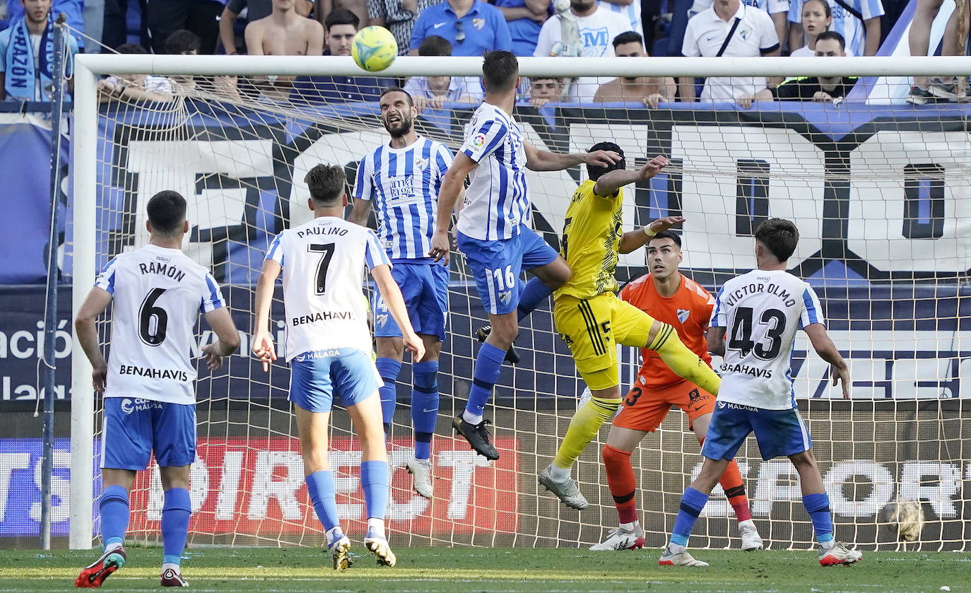 Hubo ambiente de excepción, con 21.834 espectadores en La Rosaleda 