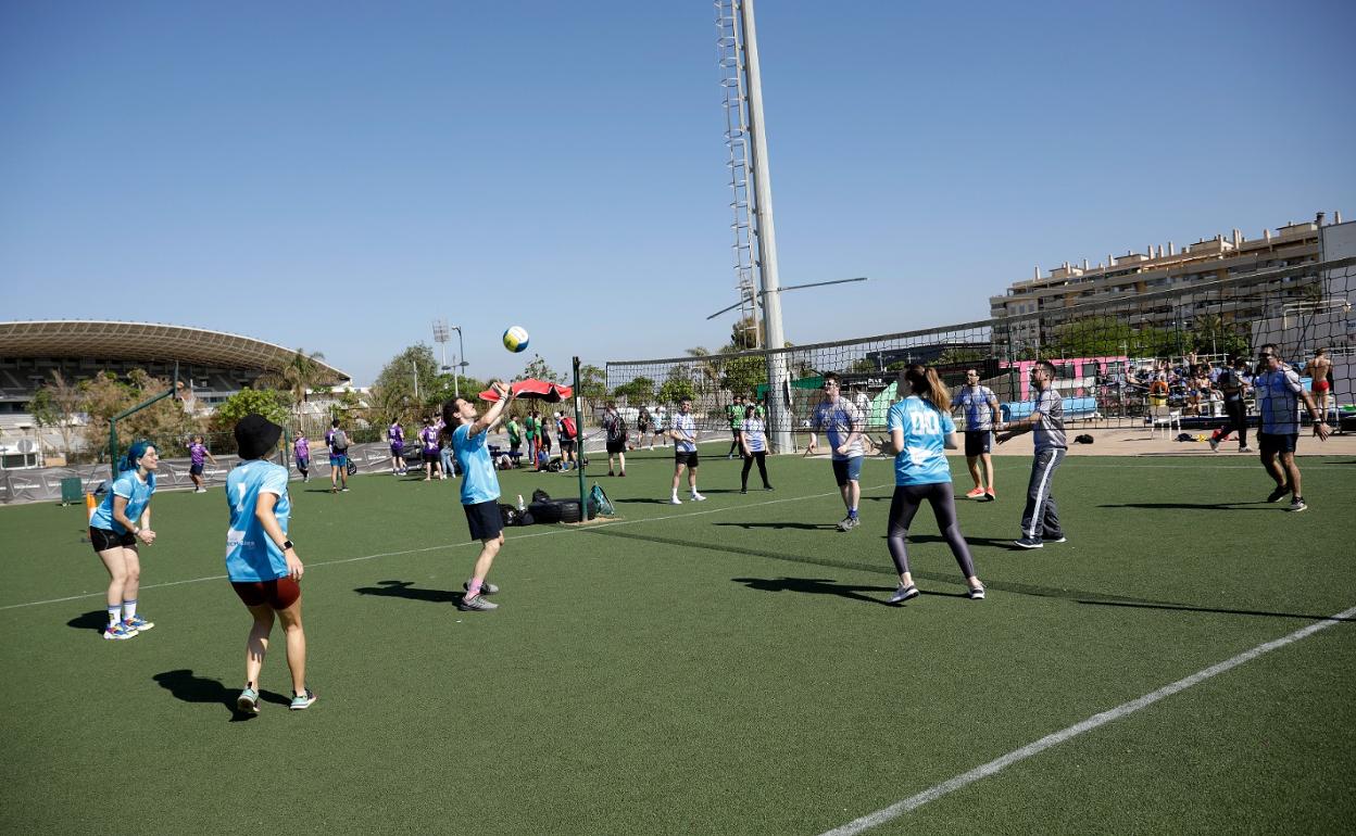 Una de las actividades deportivas que se desarrollan en las instalaciones de Inacua. 