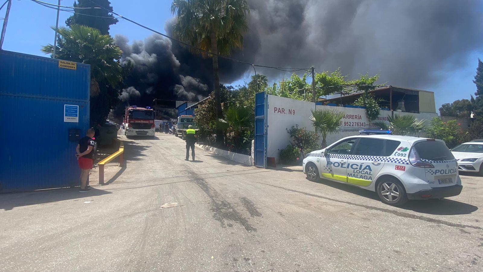 La imagen ha desatado la alerta entre los malagueños, que han realizado multitud de llamadas a los servicios de emergencias